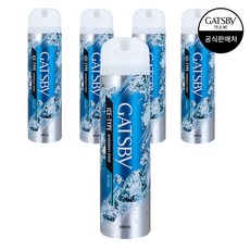 GATSBy 冰爽型體香噴霧 冰涼柑橘, 216ml, 5個