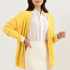 Elsso 女款大鈕扣柔軟針織開襟衫