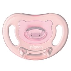 pigeon 貝親 Soft Buddy全矽膠安撫奶嘴 S, 0-3個月, 淺粉, 1個