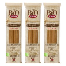 granoro 全麥義大利麵條, 500g, 3個