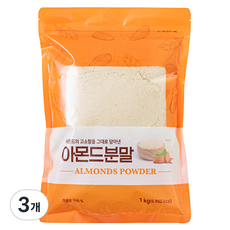 杏仁粉, 3個, 1kg