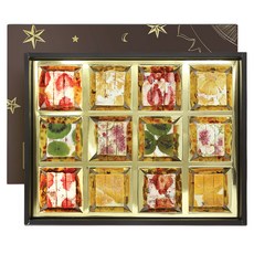 Mengxiang82 夢想 水果Q彈餅乾綜合12入 +購物袋, 1個, 單品