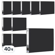희망사무포인트 PP 세금철 A6 HC526, 흑색, 40개