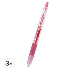 파이롯트 중성펜 쥬스 0.5mm, 핑크, 3개