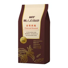 UCC 金質炭燒咖啡豆 400g, 濃厚飽滿口感，日本技術支援, 咖啡豆(無研磨), 1包