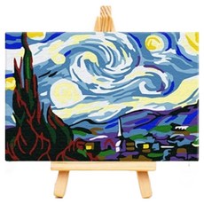 아트조이 DIY 명화그리기 10 x 15 cm, 별이 빛나는 밤에, 1개