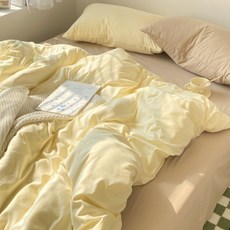 MOONSTROLL 月行寢居 單人床包 MACARON-S-C-X, 香蕉拿鐵