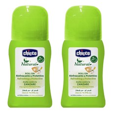 Chicco 草本防蚊滾珠 60ml, 天然植物成分, 適用年齡2m+, 2瓶