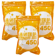 夏和 過碳酸鈉 S-2981,450g,3入 - 天然配方，多用途清潔，除菌消臭