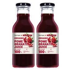 有機思維 有機石榴原汁 350ml，富含膳食纖維、維他命C和鉀，愛美女性不可或缺, 2瓶