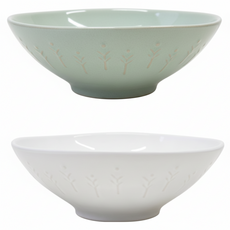 L Foret 拉麵碗2件組, 淺綠色+乳白色, 1組