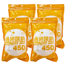 夏和 過碳酸鈉 450g x 4入組 - 天然除菌漂白去污，多用途清潔好幫手, 4入