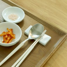 KwangJuYo Migak系列Su Line筷架組, 藍白色, 4個