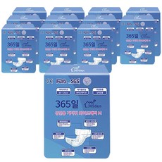 365days 男女通用成人紙尿布 M號, 10片, 12包, M(80~120cm)