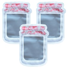 KIKKERLAND 果醬罐造型多用途密封袋組 19.5cm x 13cm M 500ml, 3入, 1組