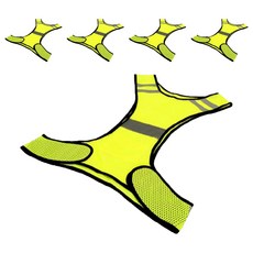 騎行及跑步用反光夜光安全背心, 5個