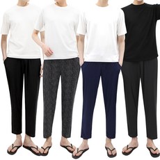 어나더디 남성용 냉감 통기성 쿨링 밴딩 아이스 팬츠 4p
