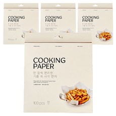 모던하우스 N 기름 쏙 흡수하는 큼직한 사각 한지, 100개, 4개