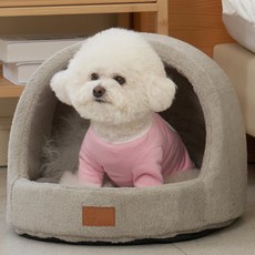 Redpuppy 圓頂絨毛寵物屋, 灰色