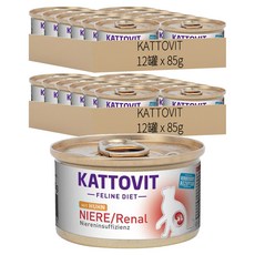 KATTOVIT 康特維 腎臟保健貓罐, 85g, 24罐, 雞