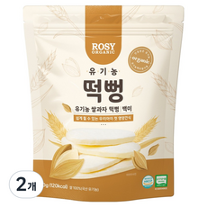 로지오가닉 유기농 쌀과자, 2개, 떡뻥 백미, 30g