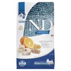 Farmina 法米納 全齡犬 OD3天然海洋系列 乾飼料 小顆粒, 1袋, 800g, 低穀鱈魚甜橙