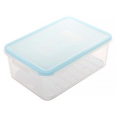 KEYWAY 廚藝3號長型保鮮盒, 1 個容器 + 1 個蓋子 + 1 個瀝水隔板, 1個