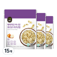 올바이오 매력적인 양파 유산균 코코넛칩, 40g, 15개