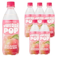 Cloop Wonder Pop 益生元水蜜桃能量, 6個, 500ml