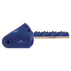 FABER-CASTELL 輝柏 旋轉雙孔削鉛筆器, 顏色隨機, 12個