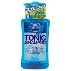 KOSE 高絲 softymo 絲芙蒂 TONIC清爽薄荷洗髮精 550ml 清潔頭皮、控油、蓬鬆, 1瓶