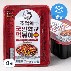 추억의국민학교떡볶이 매콤짜장맛 (냉동), 495g, 4개