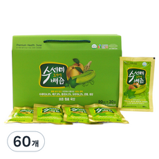 구록원 수세미 도라지 배즙 건강즙, 90ml, 60개