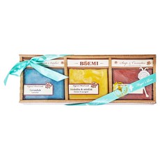 BOEMI 花冕皇冠 薰蘋金盞花 香皂禮盒, 75g, 3個
