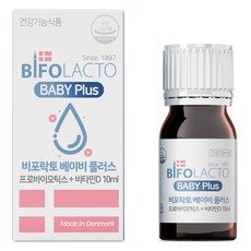 BIFOLACTO 比樂多 Baby Plus 益生菌 + 維他命D, 1個, 10ml