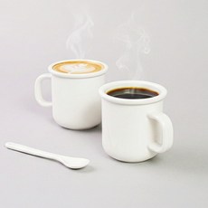 보울보울 국산 노르딕볼볼 머그 340ml, 밀크화이트, 2개