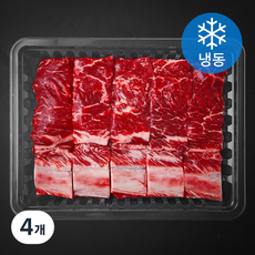 미국산 초이스 칼집포갈비 본갈비 (냉동), 4개, 1.2kg