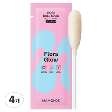 마몽드 플로라글로우로즈 볼마스크, 4개, 3.5ml