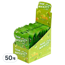 酸味Twizzler火箭造型軟糖, 50個, 40g