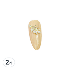 Juang Objet Ritzti 美甲飾品, 2個, 混合色