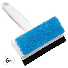 DAILYSHARE 2合1玻璃鏡清潔刷, 白色, 6個