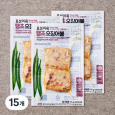 효성어묵 땡초 오징어볼, 120g, 15개