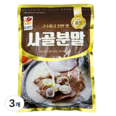 뚜레반 사골분말, 3개, 1kg