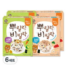 Miznco 孩童拌飯香鬆 2入組, 蔬菜口味+鮪魚口味, 6組