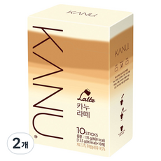 KANU 拿鐵條裝, 13.5克, 10片, 2個