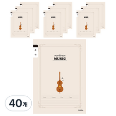 아이비스 초등 3-6 음악노트 12227, 바이올린, 40개