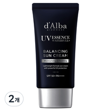 달바 올인원 워터풀 밸런싱 선크림 SPF50+ PA++++, 50ml, 2개