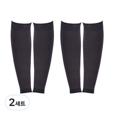 블럭마트 종아리 압박스타킹 2p 블랙, 2세트