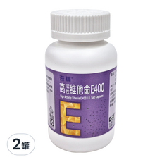 Sinphar 杏輝醫藥 高活性維他命E400軟膠囊, 抗氧化，肌膚青春健康, 60顆, 2罐