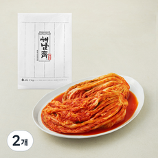 해남재 포기 배추김치, 2kg, 2개